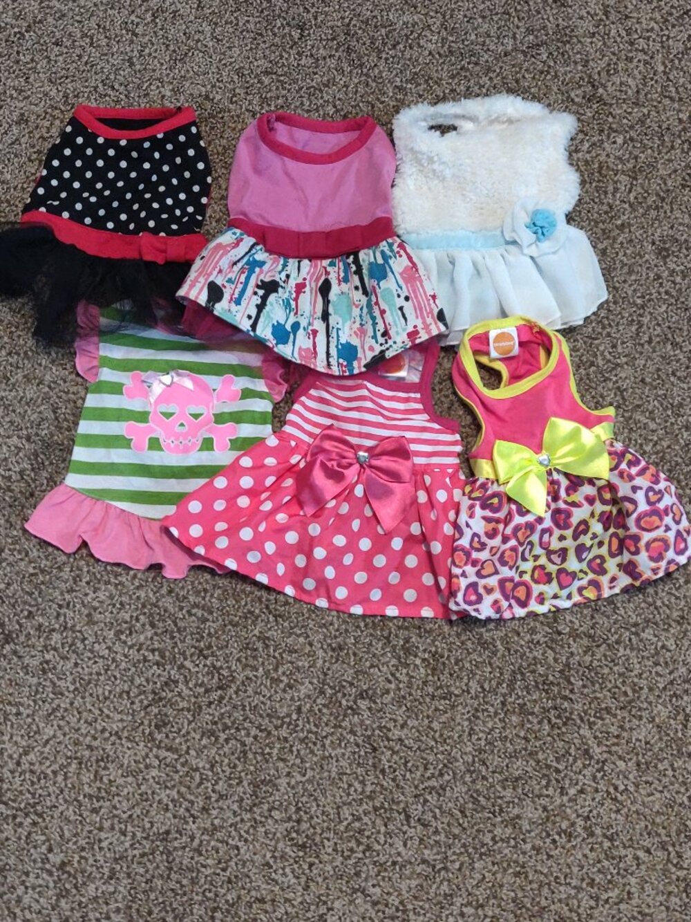 Small Dog Clothes *Bundle of 37 Pieces* All XXS or XS - Picture 2 of 10